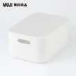 【MUJI 無印良品】軟質收納多入組/中+蓋(6入組)