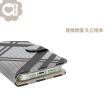 【Aguchi 亞古奇】iPhone 14/14 Plus/14 Pro/14 Pro Max 精品版 英倫格紋經典手機皮套 - 灰黑