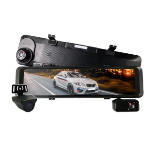 【路易視】QX7A 12吋 1080P 三鏡頭 行車記錄器 電子後視鏡 貨車專用(雙錄+車內錄影)