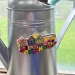 【A-ONE 匯旺】荷蘭彩色房屋冰箱磁鐵+阿姆斯特丹燙布貼2件組伴手禮物 出國紀念磁鐵 回憶磁鐵(C92+45)