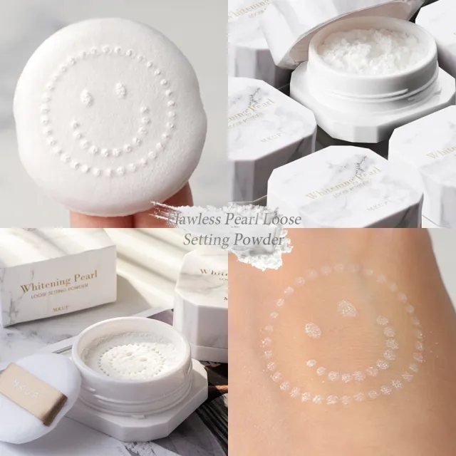 【MKUP 美咖】輕裸透白珍珠蜜粉(專櫃級粉質)