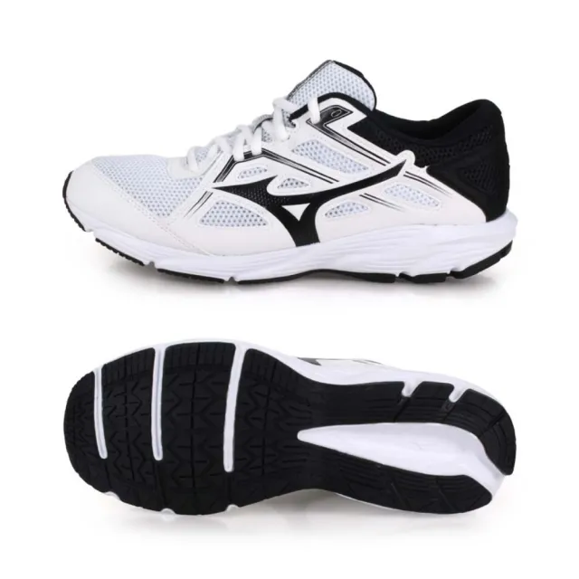 【MIZUNO 美津濃】MAXIMIZER 25 男慢跑鞋-3E- 運動 反光 美津濃 白黑(K1GA230002)