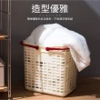 【HOUSE 好室喵】大容量洗衣收納籃/髒衣籃-2入(隨機色)