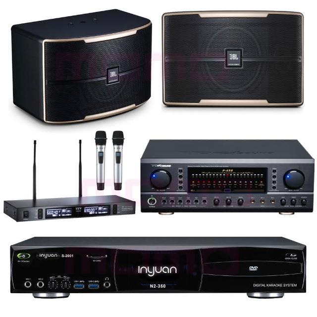 【音圓】N2-350+TDF P-650+TEV TR-9100+JBL Pasion 8(4TB伴唱機+綜合擴大機+無線麥克風+卡拉OK喇叭)