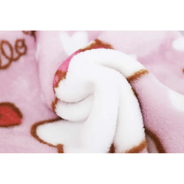 【Marushin 丸真】Sanrio 兒童用絨毛保暖背心 Hello Kitty 粉紅風格(生活 雜貨)