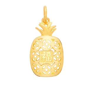 【幸運草金飾】旺德福 黃金墜(金重 0.63錢±0.07)