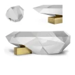 【BOCA】Diamond center table(鑽石型中心桌-銀色)