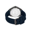 【Timberland】美式潮流 藍色矽膠錶帶腕錶44mm(TDWGN2102901)