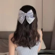 【MISA】蝴蝶結髮夾/優雅氣質經典緞面蝴蝶結髮夾(7色任選)