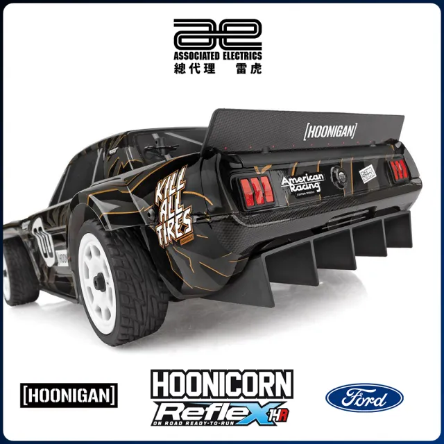 【Team Associated 阿蘇仕】Reflex14R Hoonicorn 四驅遙控競技房車 20178(Ken Block HOONIGAN)