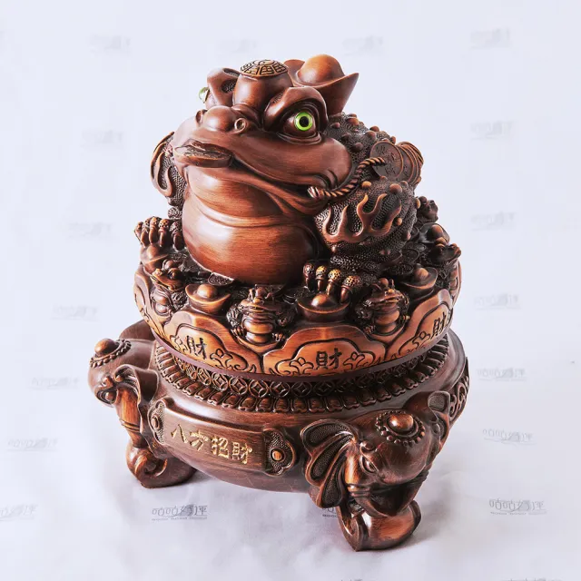 【咕咕好運GoodGoodLuck】新開運旺財三腳蟾蜍｜《含開光》招財｜守財｜旺財｜開運｜防小人(#鎮宅#防小人)