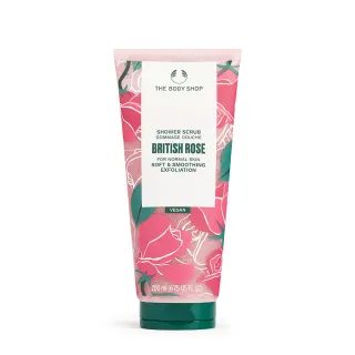 【THE BODY SHOP 美體小舖】英皇玫瑰嫩膚去角質沐浴膠(200ML)