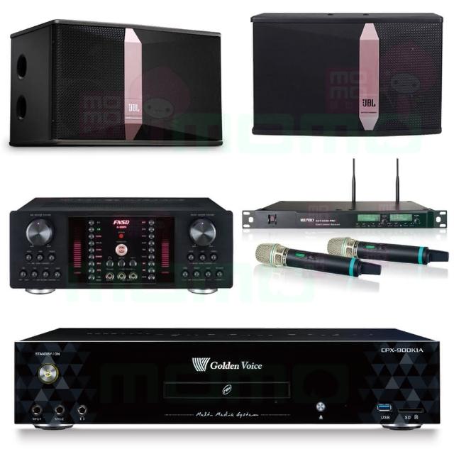 【金嗓】CPX-900 K1A+FNSD A-480N+ACT-8299PRO++JBL Ki510(4TB點歌機+擴大機+無線麥克風+喇叭)