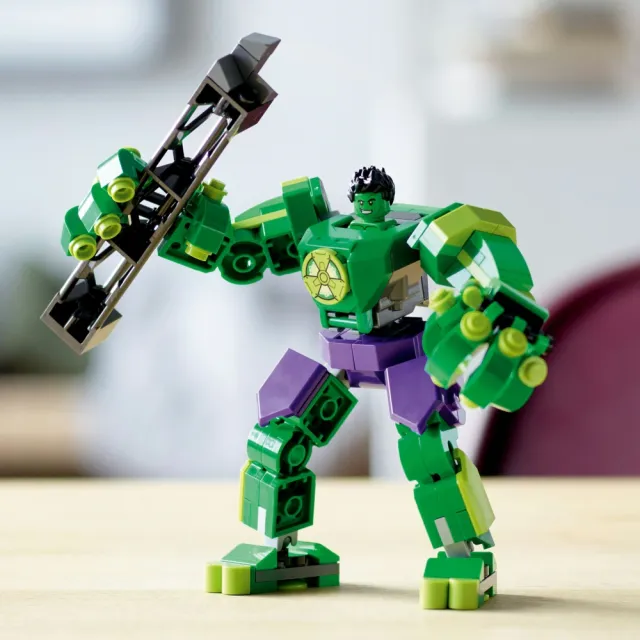 【LEGO 樂高】Marvel超級英雄系列 76241 Hulk Mech Armor(漫威 綠巨人浩克 禮物 人氣英雄)