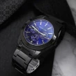 【Relax Time】三眼黑x藍時尚腕錶  42.5mm(R0800-16-07X)