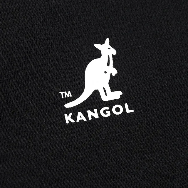 【KANGOL】短T 黑灰 落肩 口袋 休閒 中性(6225101220)