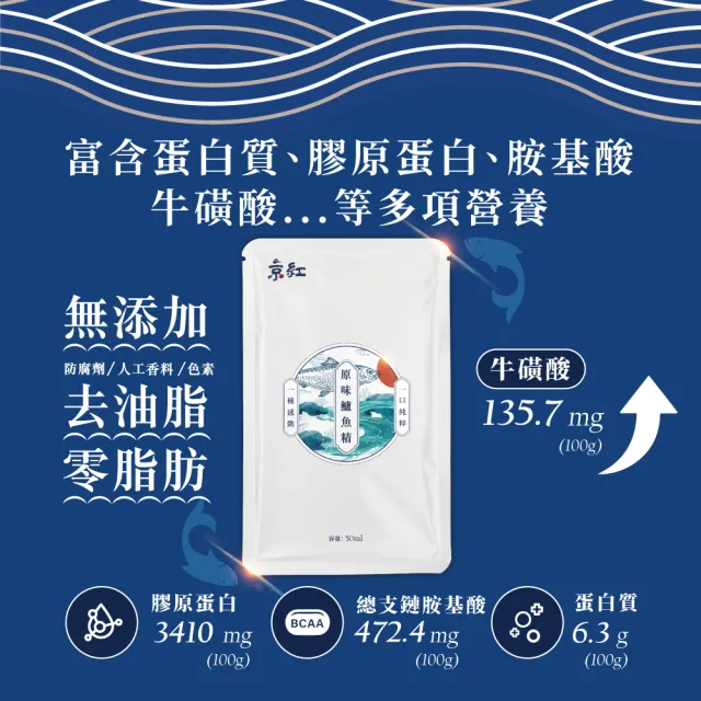 【京紅】原味常溫鱸魚精15入*2盒(禮盒組)