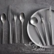 【Homely Zakka】古典工業風拉絲不鏽鋼餐具8件組(餐刀 叉子 湯匙 勺子 餐具組 環保餐具  304不鏽鋼)