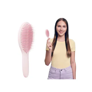 【TANGLE TEEZER 提碁】劍橋完美梳-新款_千禧粉(護髮梳/造型梳/蓬鬆梳/綁頭髮梳/乾髮梳/抗毛躁/王妃梳)