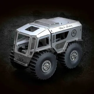【TimeforMachine 機械年代】全地形車Sherp ATV-T4M組裝遙控動力機械模型(機械精品．永恆質感．簡單打造)