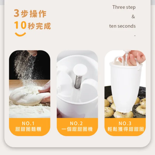【麵包壓模】甜甜圈製作模具(初學 居家 手作 壓模器 DIY 烘焙模具 蛋糕 甜甜圈模具)