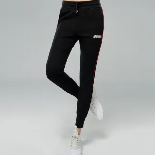 【BOBSON】女款運動風出芽縮口褲(39076A-88)