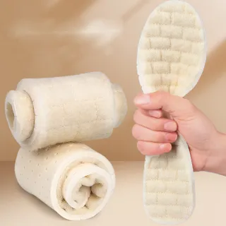 【DAYOU】los1400冬季乳膠羊毛保暖鞋墊柔軟加厚高彈減震全墊男女舒適透氣運動鞋墊(大友)