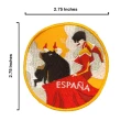 【A-ONE 匯旺】西班牙 蘭薩羅特島辦公磁鐵+西班牙鬥牛徽章2件組大門磁鐵 冰箱磁(C203+311)