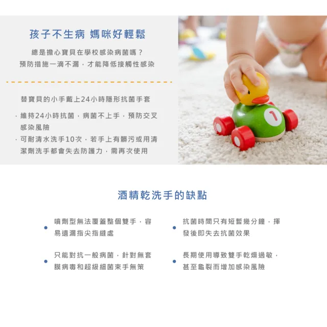 【思必兒】長效乾洗手慕斯怪獸版柑橘香3入組(50ml/入)(美國專利技術★長效防護抗菌★無酒精成分)
