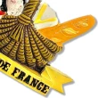 【A-ONE 匯旺】法國美食食物磁鐵+法國 巴黎凱旋門 臂章2件組紀念磁鐵療癒小物(C32+155)