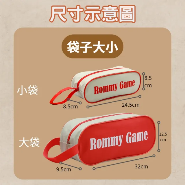 【漫格子】Rommy 數字遊戲 以色列麻將 袋裝大牌大字2-6人(數字遊戲 益智桌遊 以色列麻將)