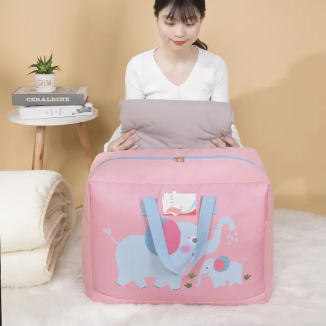 【bebehome】多功能幼兒園棉被收納袋-大號(棉被收納袋 玩具收納袋 睡袋收納 旅行收納)