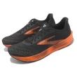 【BROOKS】慢跑鞋 Hyperion Temop 男鞋 黑 橘 訓練 路跑 加速 穩定 運動鞋(1103391D064)