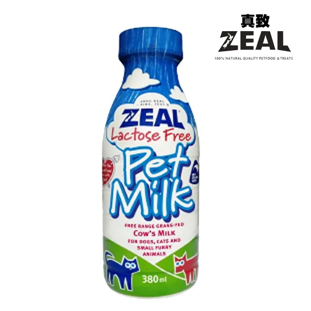 【ZEAL 真致】紐西蘭犬貓專用鮮乳 380ml*6入組