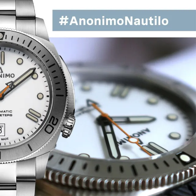 【ANONIMO】NAUTILO Classic義大利海軍機械錶(AM-5009.00.770.M01)
