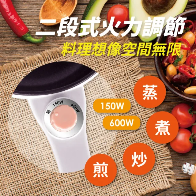 【Romeo羅蜜歐】多功能不沾料理鍋/電火鍋/調理鍋/快煮鍋/電煮鍋/萬用鍋(1.5L)