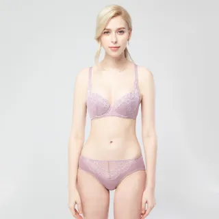 【Swear 思薇爾】戀之物語系列B-F罩蕾絲包覆女內衣(莫蘭紫)_出清品