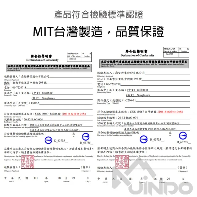 【JINDO 敬多路亞】台灣製 夾帽式偏光鏡 海洋鍍膜色(墨鏡 太陽眼鏡)