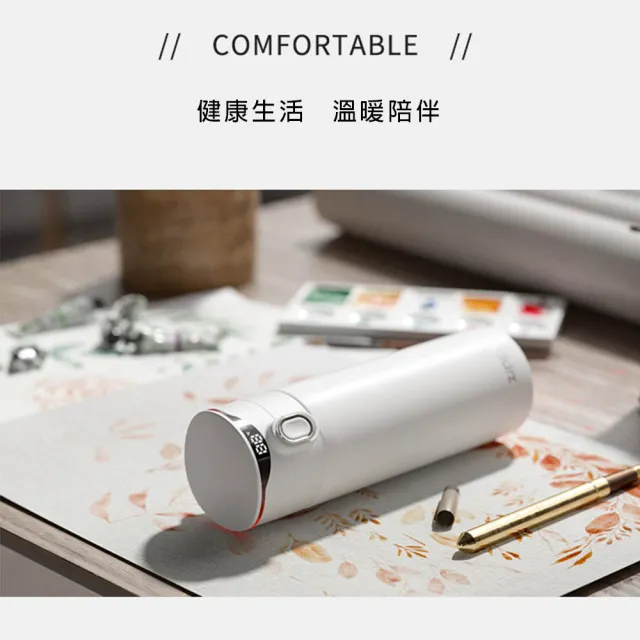 【Zippo官方直營】城市系列-彈蓋智能保溫杯 450ML(保溫杯)