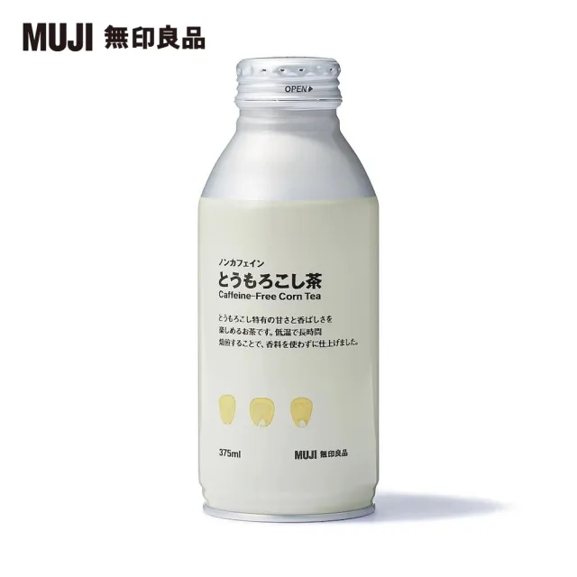 【MUJI 無印良品】鋁罐無咖啡因玉米茶/375ml