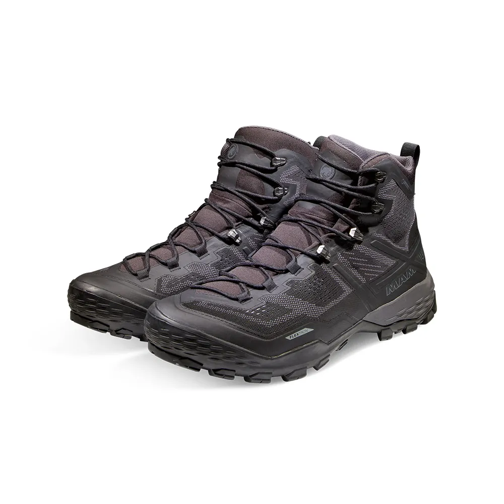 【Mammut 長毛象】Ducan High GTX 高筒登山健行鞋 男款 黑 #3030-03471