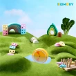 【KIDMORY】矽膠疊疊樂感統玩具-檸檬(彌月禮 啟蒙玩具 統感玩具 親子遊戲 創意KM-851-YE)