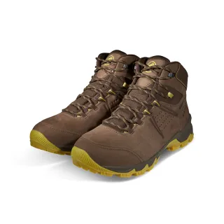 【Mammut 長毛象】Mercury IV Mid GTX Men 中筒皮革登山健行鞋 男款 沼地棕/琥珀綠 #3030-04710