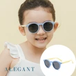 【ALEGANT】奇幻探險3-8歲兒童專用輕量矽膠彈性太陽眼鏡(多色任選/台灣品牌/UV400圓框偏光墨鏡)