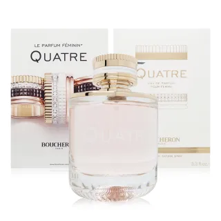 【BOUCHERON 寶詩龍】Quatre 伯瓊經典環戒女性淡香精 EDP 100ml(平行輸入)