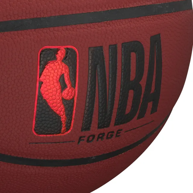 【WILSON】NBA FORGE系列 酒紅 合成皮 籃球(7號球)