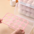 立式15格雞蛋冰箱透明收納盒(1入)