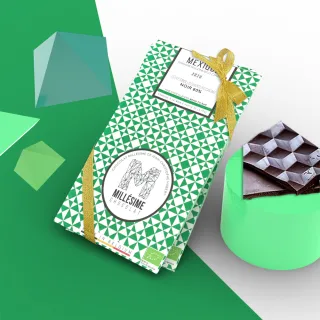 【Millesime】比利時進口單一產區墨西哥80%黑巧克力片2片組_養生送禮