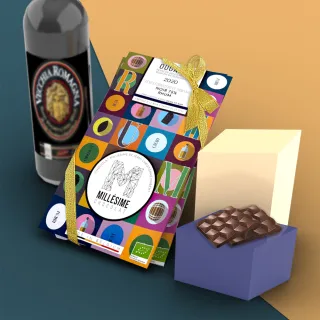 【Millesime】比利時進口單一產區烏干達75%黑巧克力片蘭姆酒2片組