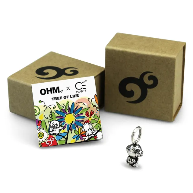【OHM Beads】Healing CE(歐姆串珠;銀墜珠;925純銀)